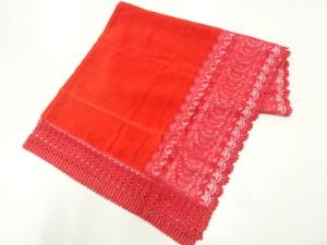 ビロードレース花模様ショール